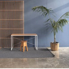 소프시스 니니 책상 1260, 티크(판넬) + 화이트(프레임) 홈인테리어/가구 반품 최저가 21,260원