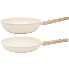 퀸센스 인덕션 시그니처 IH 프라이팬세트, 아이보리, 후라이팬 + 궁중팬, 1세트 주방용품/냄비/프라이팬 반품 최저가 30,840원