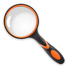 바코젤 손잡이 돋보기 직경 100mm, 오렌지, 1개 생활용품/건강/의료용품 반품 최저가 6,590원