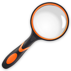 바코젤 손잡이 확대 돋보기 오렌지 75mm, 1개 생활용품/건강/의료용품 반품 최저가 6,280원