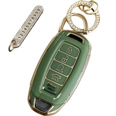 루루형제 현대 자동차 호환 프리미엄 TPU 키 케이스 + 번호키링, 올리브그린, AH-02 자동차용품/인테리어 반품 최저가 6,780원