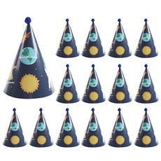 파티해 생일파티 고깔모자 우주여행, 혼합색상, 15개 문구/오피스/파티/이벤트 반품 최저가 7,140원