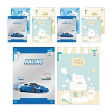 펜피아 800 초등 로얄노트 10칸 국어 남아용 10p, 랜덤 발송, 1세트 문구/오피스/학용품/수업준비 반품 최저가 4,120원