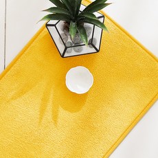 스칸디앤홈 이지케어 롤리팝 뽀송뽀송 주방매트, 썬옐로우 생활용품/욕실용품 반품 최저가 7,470원