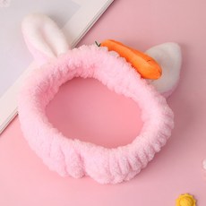 트레이드미 세안 헤어밴드 토끼, 1개, 핑크 홈인테리어/수건/타월 반품 최저가 3,290원