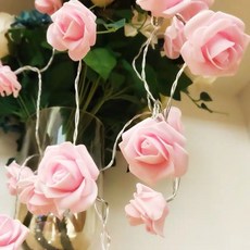 LED 장미 램프 조명 장식, 핑크, 1개 홈인테리어/조명/스탠드 반품 최저가 8,820원