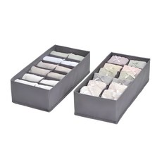 코멧 홈 프리미엄 속옷정리함 12칸 2개입, 그레이, 2개 홈인테리어/수납/정리 반품 최저가 3,990원