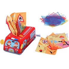 Jollybaby 매직티슈박스 촉감발달완구, 3 소방차 매직티슈박스, 1개 완구_취미/신생아/영아완구 반품 최저가 19,000원