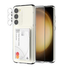 케이엠디자인 카드슬롯 에어커버 휴대폰 케이스+전면 강화유리+카메라 보호필름 세트 가전디지털/휴대폰 액세서리 반품 최저가 2,770원