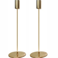 바닐라린 인테리어 촛대 중 8 x 23 x 2 cm 2p, 골드 문구/오피스/파티/이벤트 반품 최저가 9,830원