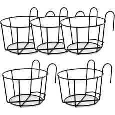 포레스틴 발코니 난간 인테리어 철제 화분걸이 5p, 블랙, 5개 홈인테리어/원예/가드닝 반품 최저가 10,350원