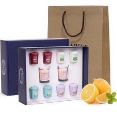 양키캔들 향초 보티브 10p + 유리홀더 2p 선물세트 + 쇼핑백, 6종, 혼합색상 홈인테리어/캔들/캔들홀더 반품 최저가 24,900원