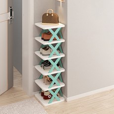 엘케이에이치 레이어드 가정용 신발장 6층, 블루, 1개 생활용품/수납/정리 반품 최저가 15,510원