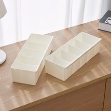 이즈리빙 칸칸칸 연결형 서랍정리 칸막이 속옷정리함 5칸, 아이보리, 8개 생활용품/바구니/칸막이 반품 최저가 15,790원