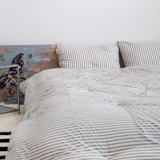 그래이불 국내 제조 순수 유기농 오가닉 스트라이프 코튼100 호텔 침구세트 홈인테리어/FW 침구샵 반품 최저가 137,580원