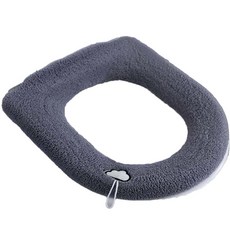 코코마트 겨울 기모 변기 뽀글이 구름 포인트 커버, 다크 그레이, 1개 undefined/undefined 반품 최저가 4,390원