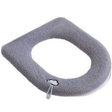 코코마트 겨울 기모 변기 뽀글이 구름 포인트 커버, 그레이, 1개 undefined/undefined 반품 최저가 5,790원