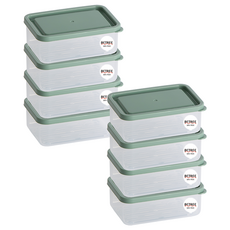 비트리 휘어지는 냉동실 정리용기 시즌2 300ml 그린, 8개, 1세트 주방용품/특수저장용기 반품 최저가 15,730원