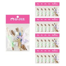유니아트 빵끈 리본 8p, 혼합, 20개 문구/오피스/데코/포장용품 반품 최저가 4,320원