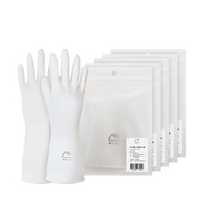 위주 애착 반투명 PVC 고무장갑, 소(S), 5개 주방용품/고무장갑 반품 최저가 7,650원