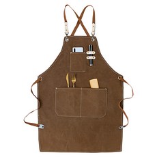 디오셀 프리미엄 심플 캔버스 포켓 앞치마, 브라운, 1개 undefined/undefined 반품 최저가 6,160원