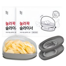 일상공감 눌러꾹 슬라이서 마늘 다지기, 그레이, 2개 주방용품/주방조리도구 반품 최저가 13,240원