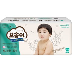 보솜이 리얼코튼 오가니크 팬티형 기저귀 남아용, 특대형(XL), 30매 생활용품/일회용기저귀 반품 최저가 6,320원