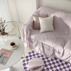 벨라이프 반려동물 털 안 붙는 노더스트 스윗 소파 커버, 스프링라일락, 1개 홈인테리어/소파패드/커버 반품 최저가 38,860원