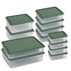 비트리 휘어지는 냉동실 정리용기 시즌2 혼합세트 4 그린, 1세트, 12개 주방용품/밀폐저장/도시락 반품 최저가 42,140원