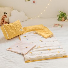 아이자리 사계절용 낮잠이불 일체형 + 여름이불 + 방수가방, 허니봉봉 출산/유아동/유아동침구 반품 최저가 39,860원