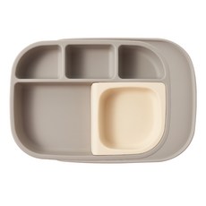 웜리 유아용 실리콘 모듈러 흡착식판 세트, 식판 + 볼 + 식판커버, 크림, 1개 출산/유아동/이유용품/유아식기 반품 최저가 23,940원