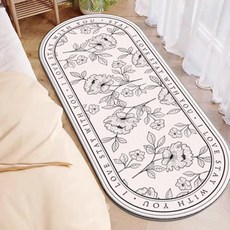 위더홈 모노톤 플라워 드로잉 카페트, 거베라 생활용품/욕실용품 반품 최저가 20,880원