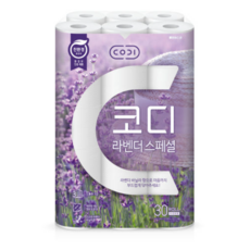 코디 라벤더 스페셜 3겹 롤화장지, 1개 주방용품/일회용품/종이컵 반품 최저가 12,160원