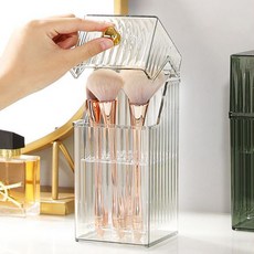 하늬통상 브러쉬 보관 사각 케이스 아크릴 9칸, 1개, 화이트 생활용품/수납/정리 반품 최저가 6,020원