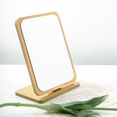 생활공식 원목 스탠드 탁상 거울, 원목색 홈인테리어/거울 반품 최저가 11,310원