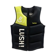아이윙크 네오프렌 성인 구명조끼, 블랙+옐로+화이트 undefined/undefined 반품 최저가 31,870원