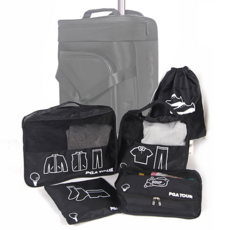 PGA투어 트래블 여행용 캐리어 파우치 5종 세트, 블랙 스포츠/레저/골프 반품 최저가 6,090원