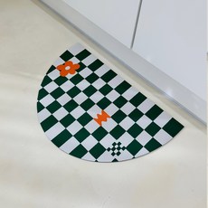 가온길카페트 빨아쓰는 말랑말랑 3세대 규조토 발매트 체커보드, 그린 생활용품/욕실매트/발판 반품 최저가 3,800원