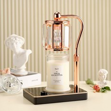 캔들백화점 엘사 캔들워머 + 소이 캔들세트 370g 세트, 파인유칼립투스, 로즈골드(블랙) 생활용품/탈취/방향/살충 반품 최저가 25,850원