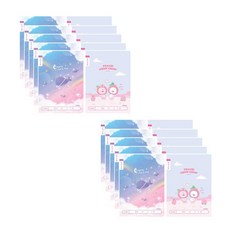 아이비스 여아용 초등1 2 쓰기 8칸 노트 고래 10p + 숑숑프렌즈 10p 세트, 혼합색상, 1세트 문구/오피스/학용품/수업준비 반품 최저가 10,600원