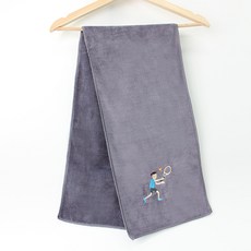 에이팀 컬러 자수 스포츠 타올, 그레이, 1개 홈인테리어/수건/타월 반품 최저가 8,790원
