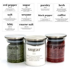 세리에 내열유리 원형 캐니스터, 1세트, 양념통 250ml 3개 + 라벨지 주방용품/밀폐저장/도시락 반품 최저가 12,160원