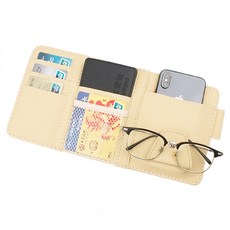 With j 차량용 수납 CD 바이저 + 논슬립 패드 세트, 베이지, 1개 자동차용품/인테리어 반품 최저가 4,480원