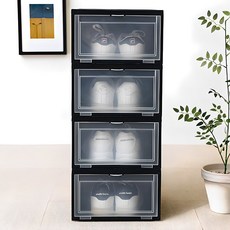 아이리스 신발정리함 대형 NSB-M340, 블랙, 4개 생활용품/수납/정리 반품 최저가 13,200원