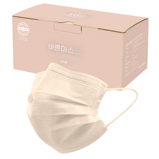 고르고 바른 마스크 대형 성인용, 50매입, 1개, 뉴트럴베이지 생활용품/건강/의료용품 반품 최저가 6,630원