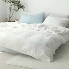아망떼 뉴데이즈 세미 마이크로 홑겹 이불커버, 화이트 홈인테리어/침구커버 반품 최저가 27,130원