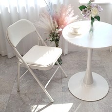 모노 접이식 의자, 화이트, 1개 홈인테리어/의자/소파 반품 최저가 20,470원