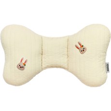 맘스네이처 신생아 100수 누빔자수 아기 목베개 나비쿠션 레니, 혼합색상 출산/유아동/유아동침구 반품 최저가 4,750원