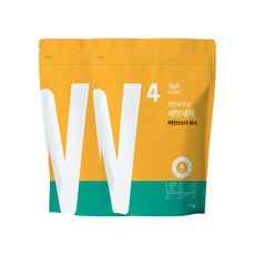 레인보우샵 W4 과탄산소다 워시 올인원 세탁세제 리필, 1kg, 2개 생활용품/표백제 반품 최저가 8,890원