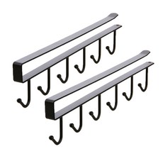 심플 모던 다용도 주방 도구걸이, 블랙, 2개 주방용품/주방조리도구 반품 최저가 3,410원